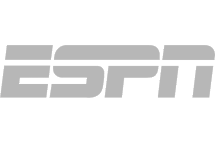 ESPN logo in grayscale design